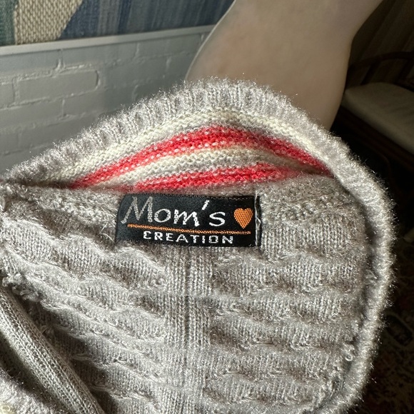 Mom's Creation Handmade Grey Button Up Cardigan - Picture 10 of 10